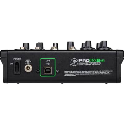 Mackie ProFX6v3 6 Channel Pro Analog Live/Recording Mixer Effects & USB - Open Box Mint image 6