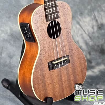 Kala KA-CE Concert Satin Mahogany Ukulele with Pickup & Kala UB-C Bag image 1