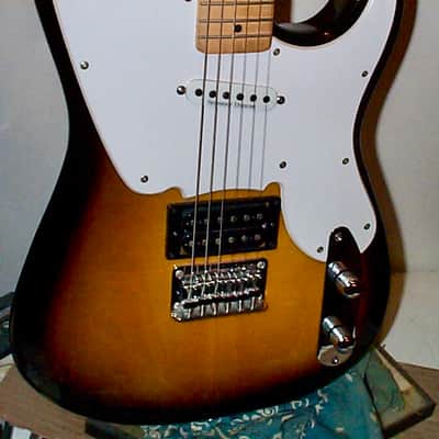SQUIER 51 / Fender Electric Guitar <> Customized <> Sunburst - Maple .. Excellent Condition image 2