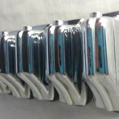 Rogers 6x Beavertail Tom Drum Lugs Chrome Powertone/Holiday Vintage 60s 2ndG VG+ image 3