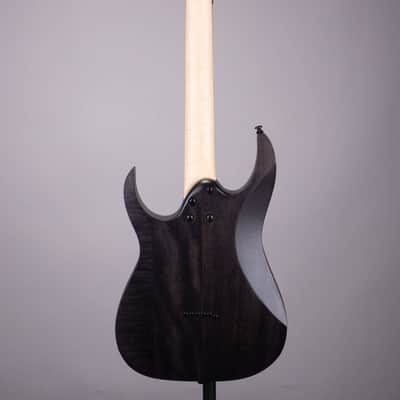Ibanez RGR431PB RG Electric Guitar – Charcoal Gray Flat w/ Poplar Burl Top image 4