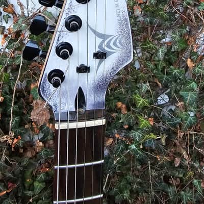Wilhelm Guitars Custom Handmade HH Super Strat Solid Body Electric Guitar "Black Frost" image 4