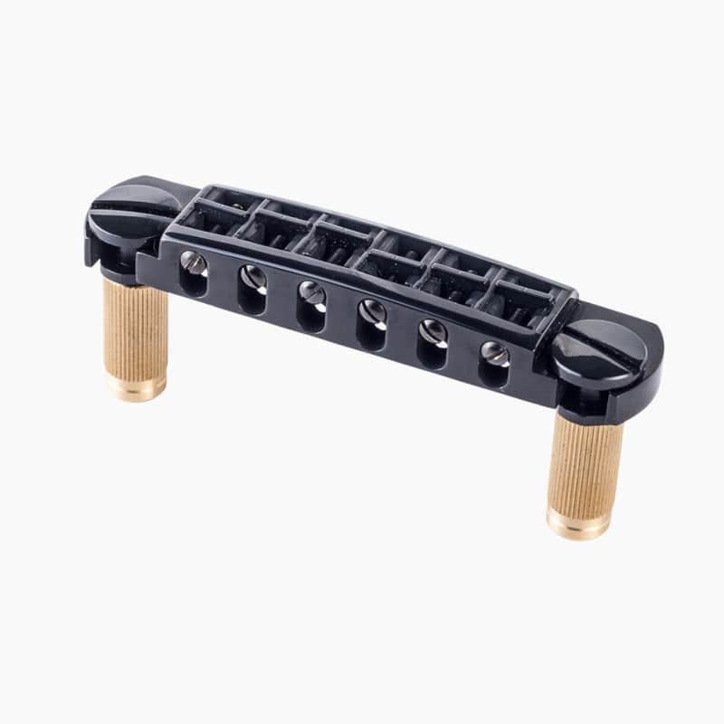 TonePros TonePros AVT2M Wraparound Bridge with Metric Locking Studs - Black - New