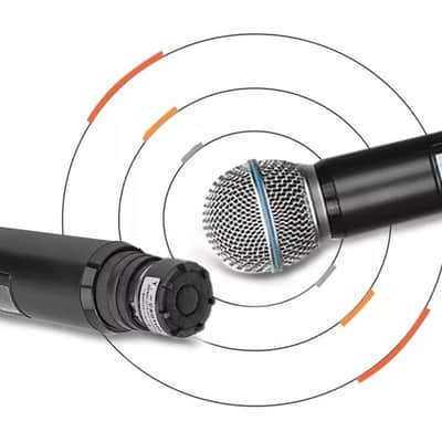 Shure GLXD24 Style Dual Handheld Digital Wireless Microphone System image 4