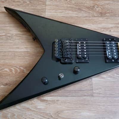 Grover Jackson King V Custom 1992 Metallic Black | Reverb