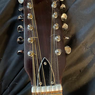 1960’s-1970’s Dallas WT-100 Made in Japan 12 string acoustic guitar (RARE)- Natural image 5