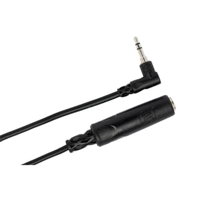Hosa Technology Hosa Stereo Mini Angled Male to Stereo 1/4  Female Headphone Extension Cable, 6 image 4