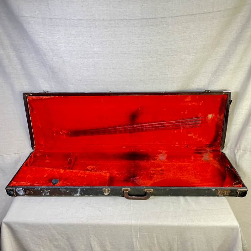 Fender Jazz Precision Telecaster Bass Hard Case 1967-1971 Black Orange image 1