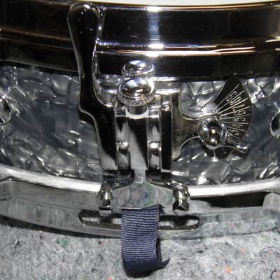 Lang Snare Drum 4x14 1980s - Black Diamond Pearl image 5