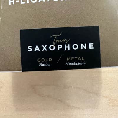 D'Addario HTS2G H Ligature and Cap for Tenor Saxophone - Gold Bild 2