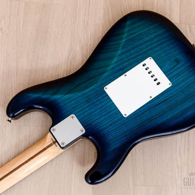 2014 Tokai Goldstar Sound AST-118 S-Style Electric Guitar Ash Body Blue Burst, Japan image 12