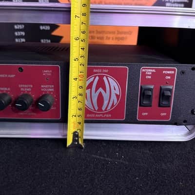 SWR Bass 350 350-Watt Rackmount Bass Amplifier Head w/ SKB Rack Case - Tested & Working image 17