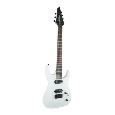 Jackson JS Series Dinky Arch Top JS32-7 DKA HT 7-String Right-Handed Electric Guitar with Amaranth Fingerboard and Maple Neck (Snow White) image 4