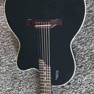 Epiphone Chet Atkins sst acoustic electric guitar black and gold fish man electronics tweed gigbag image 5