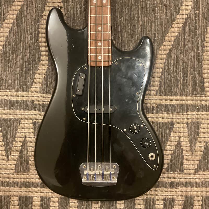 Fender Musicmaster 1978 - Black Gloss image 1