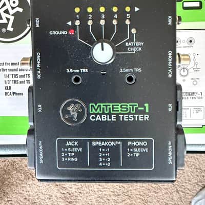 Mackie MTEST-1 Cable Tester image 8