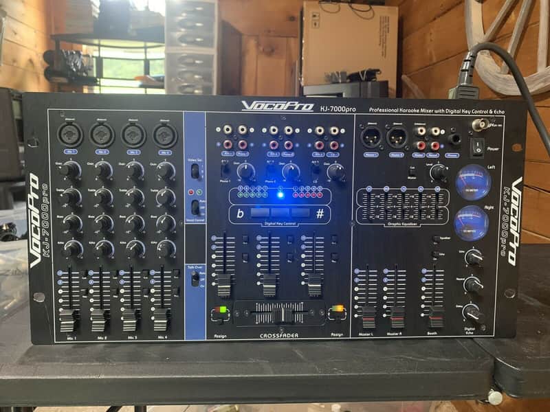 Vocopro KJ-7000 Pro Professional Karaoke Mixer w/ Digital Key Control and Echo image 1