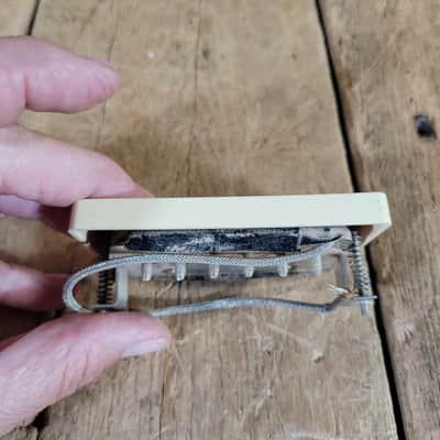Gibson Shaw NOS Patent Number Humbucker 1980s Double Cream With Ring and Screws image 6
