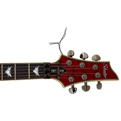 Schecter Omen Extreme-FR guitar in Black Cherry B-Stock 1986 image 4