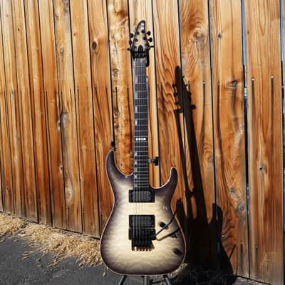 ESP E-II Horizon FR - Black Natural Burst 6-String Electric Guitar w/ Case image 2