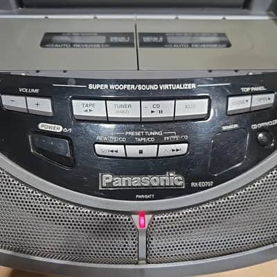 Vintage Panasonic Cobra Boombox RX-ED707 Tested Working CD Cassette Radio Record image 4