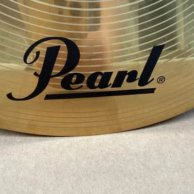 Pearl 14" Hi-Hat Pair (Top & Bottom) & Crash Cymbal 3-Pack – Brand New / Mint Condition Student Pack image 2