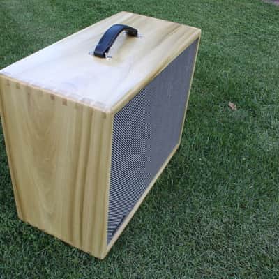 B Custom cabs 1x12  Custom Guitar Speaker Cab Solid Poplar Natural Finish image 2
