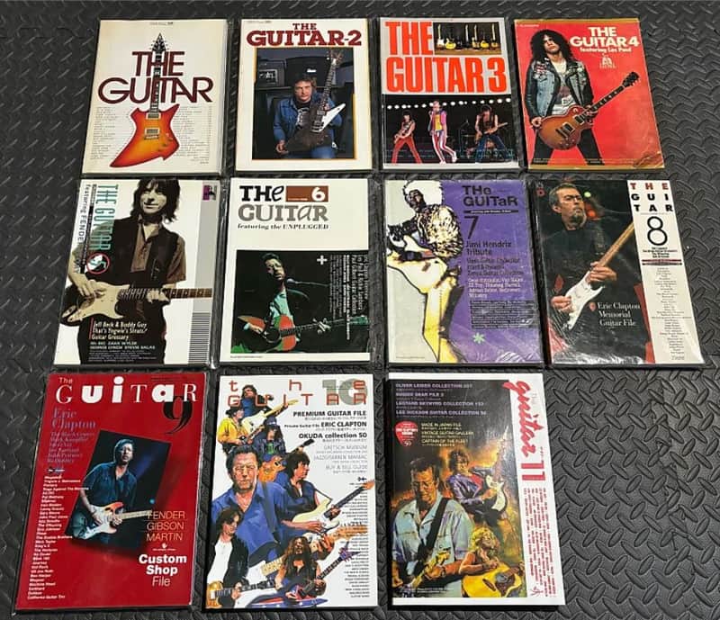 #8 Of 11 The Guitar Japan Book Jackson Phil Collen Vivian Campbell EVH Steve Vai Slash Eric Clapton Jeff Beck John 5 Kerry King Glenn Tipton KK Downing Steve Morse Joe Perry Dave Mustaine Marty Friedman Alex Lifeson Slash Brad Gillis Jeff Watson image 1