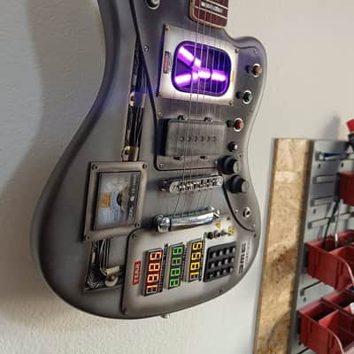 Fender Jaguar Custom Shop – Back To The Future Guitar – Delorean image 6
