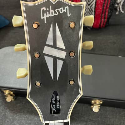 GIBSON LES PAUL CUSTOM ORIGINAL NOS SPLIT DIAMOND HEADSTOCK OVERLAY-VENEER image 5