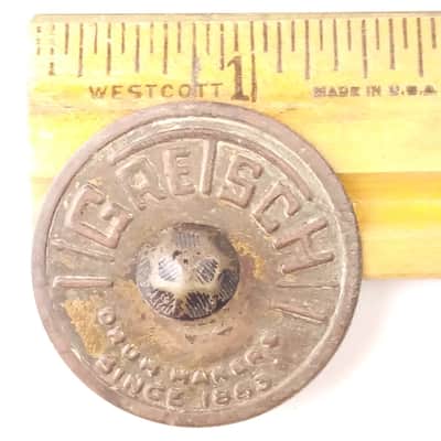 Gretsch Hex-Tack 50s Floor/Rack Tom Drum Round Badge Skinny Sticks+Small Letters image 1