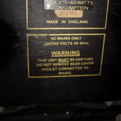 Vox V15 1980 image 4