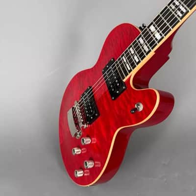 Hagstrom Select Swede Quilted Red Exotic Burl Maple Top inkl. Gigbag image 8