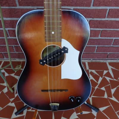 Egmond Double Tenor Guitar - Acoustic Electric Bouzouki - Chicago Tuning DGBE image 3