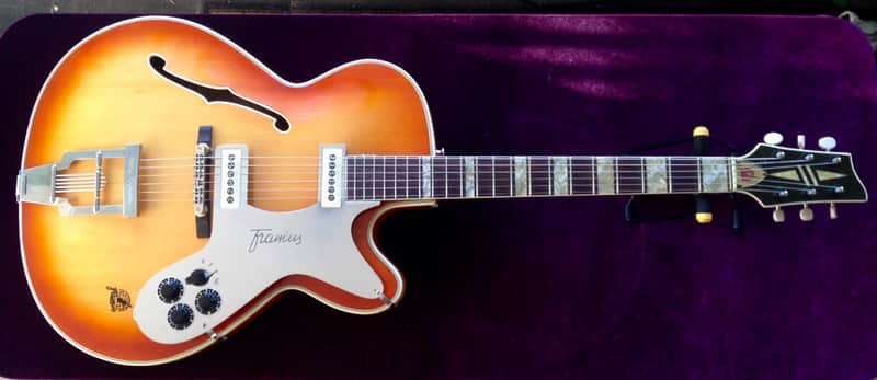 VINTAGE! Framus Billy Lorento 5/120 Feb 1961 Orange Burst The Real Thing! image 1