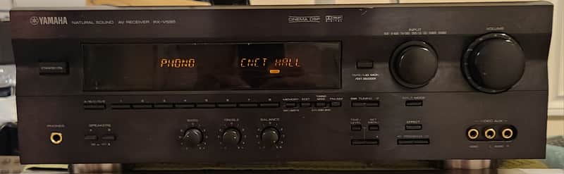 Yamaha's Yamaha RX-V595  5.1-channel Natural Sound AV receiver 90s  - Black image 1