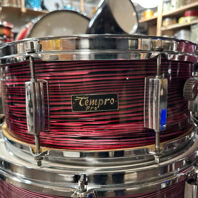 Tempro MIJ 60’s - Purple Strata 5 Pc Drum Set- Very Good Cond image 8