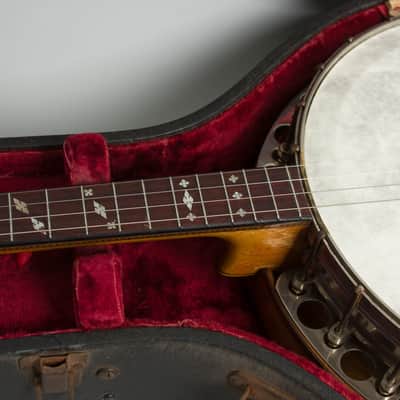 Paramount Style A Tenor Banjo (1924), ser. #4307, black hard shell case. image 16