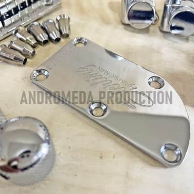 Genuine Hardtail Bridge guitar Sterling by Music Man Valentine JV60 Complete set kits (rare items) image 6