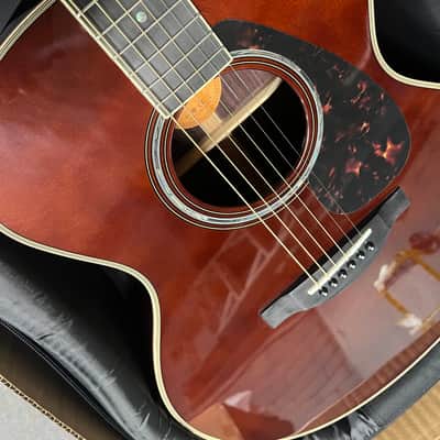 Yamaha Lj16 Dark Tinted Acoustic Guitar image 5