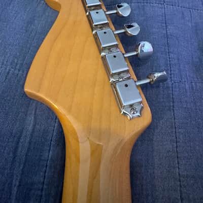 2002 Fender Japan CIJ JM66-80 BMT Jazzmaster Burgundy Mist Matching Headstock Rare Color #12/120, Recent Refret image 7