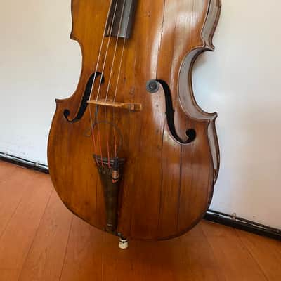 Double bass 3/4 circa 1800 3/4 swell back Pro instrument image 4