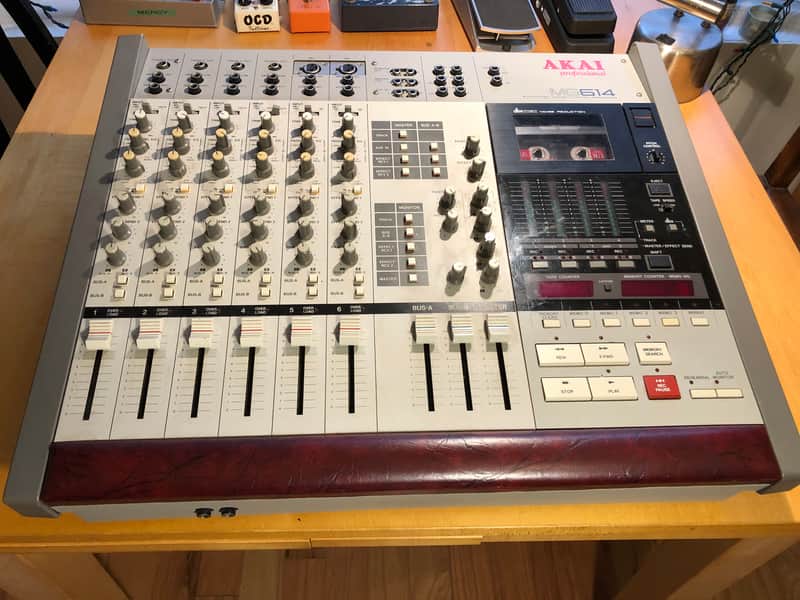 Akai MG614 - 6 Channel Mixer / 4 Track Cassette Recorder image 1