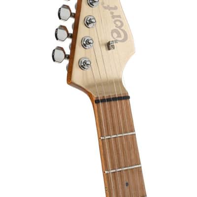 Cort G300PROMGD G Series 300 Pro Double Cutaway - Metallic gold image 3
