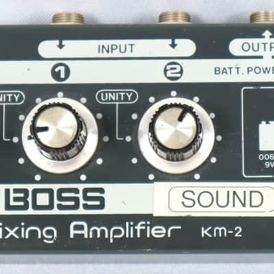 【希少品】BOSS km-2 Mixing Amplifier ヴィンテージ 希少品】BOSS km-2 Mixing Amplifier ヴィンテージ Boss KM-2