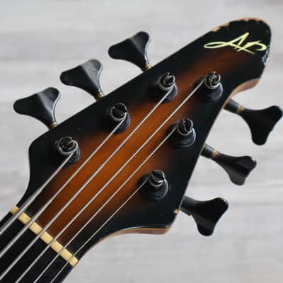 1995 Aria Pro II AVB-SB-06A Steve Bailey Signature 6-String Fretless Bass (Sunburst) image 2