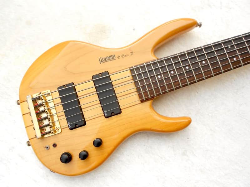 Hohner Professional B Bass 6 strings VI Vintage 90's Neck through