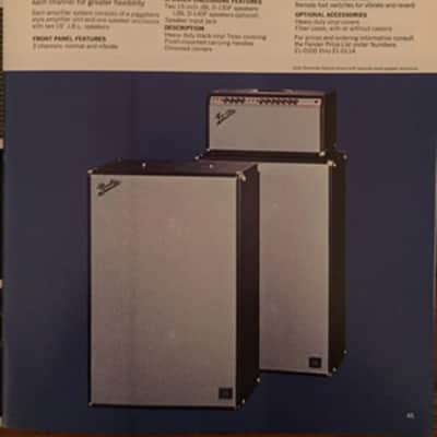 ORIGINAL Vintage 1970 Fender Fine Electric Instruments Catalog  96 pages - RARE FIND! image 16