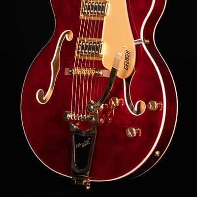 Gretsch G5422TG Electromatic Hollow Body Double-Cut with Bigsby, Laurel FB, Walnut Stain image 2