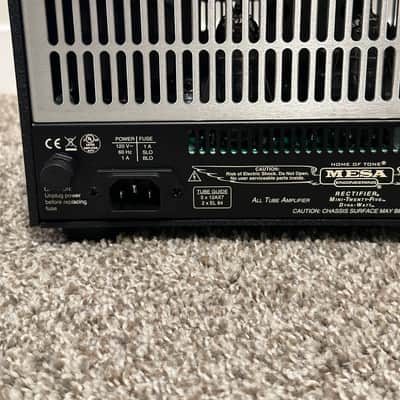Mesa Boogie Mini Rectifier Twenty-Five 2-Channel 25-Watt Guitar Amp Head image 9